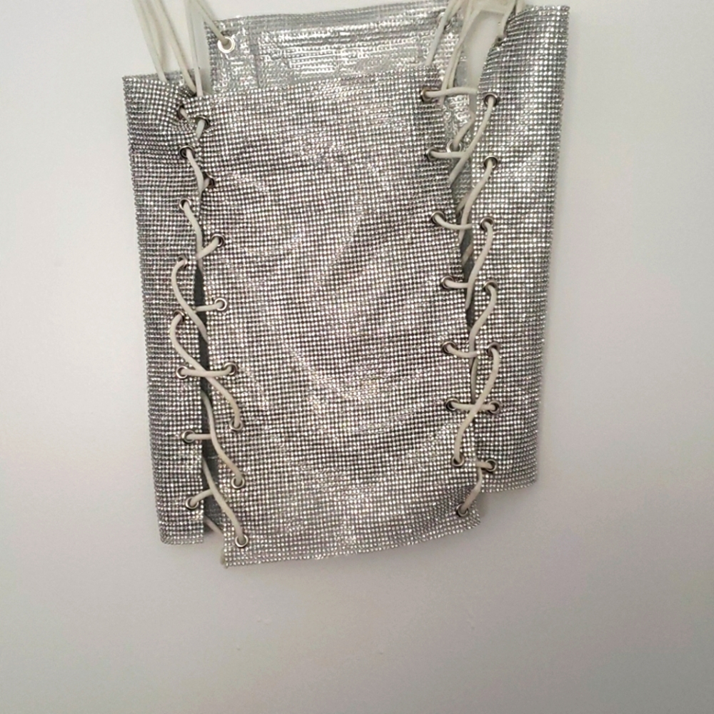 Crystal Rhinestone Skirt